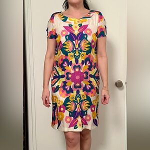 See by Chloe 100% Silk Floral Multicolor Dress